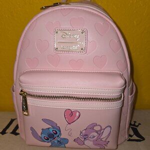 Loungefly Stitch loves Angel Mini Backpack
